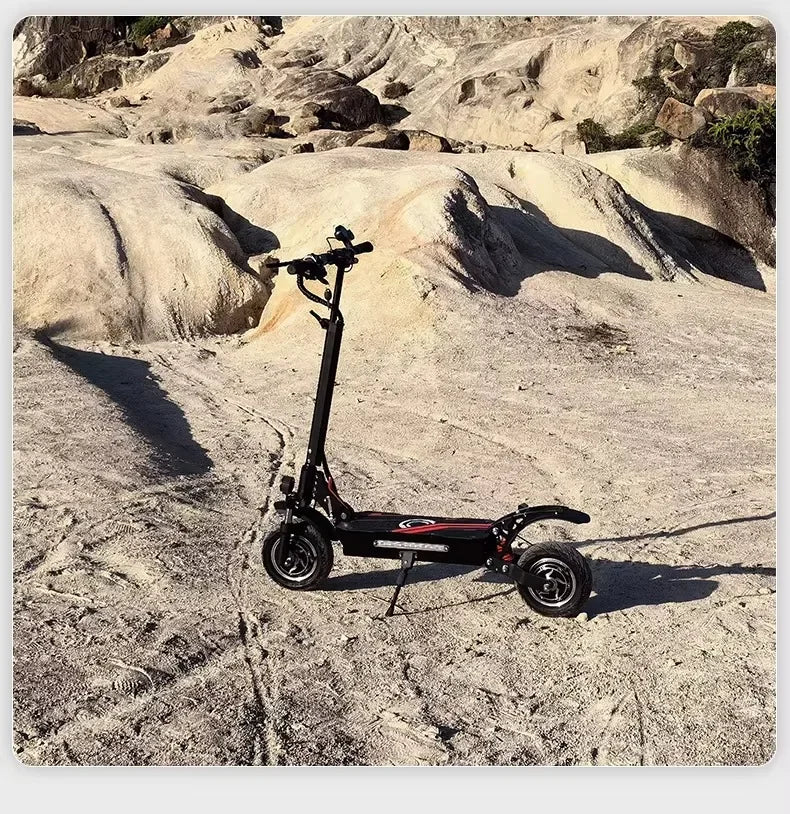 200W Dual Motor 52V19ah E-Scooter