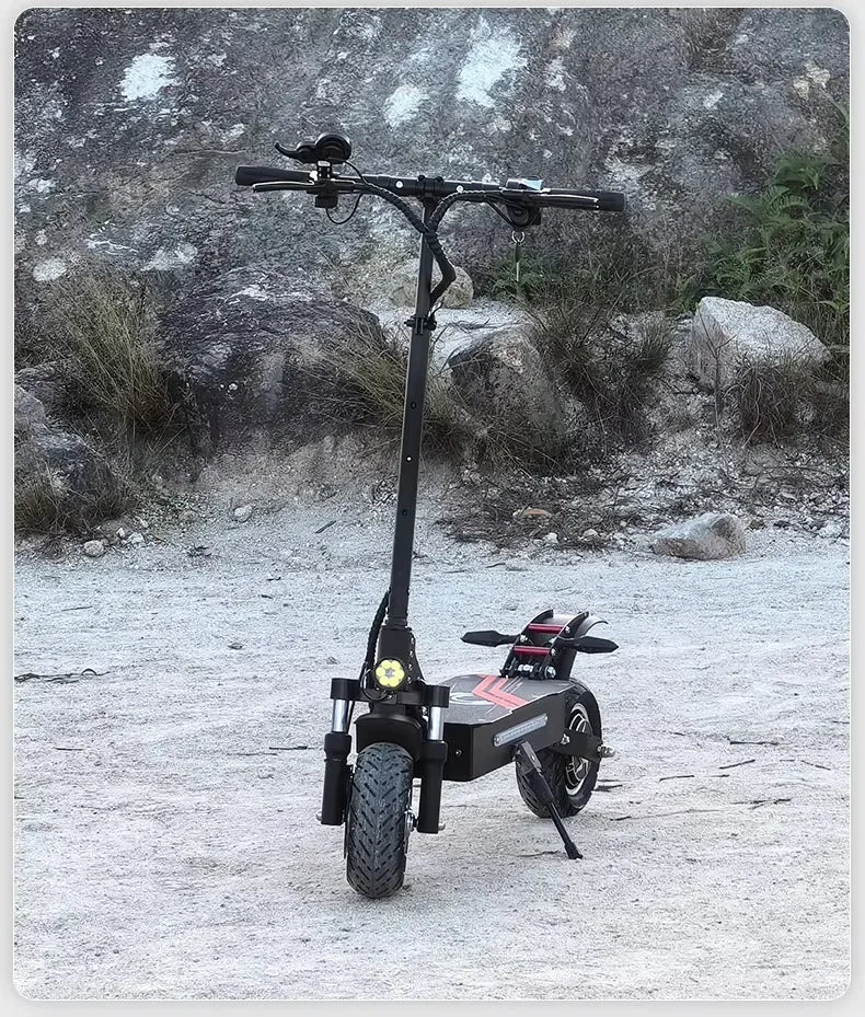 200W Dual Motor 52V19ah E-Scooter