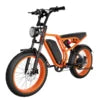 52V 1200W Fat Tire Electric Bike – Hybrid Mountain E-Bike, 20Ah Battery
