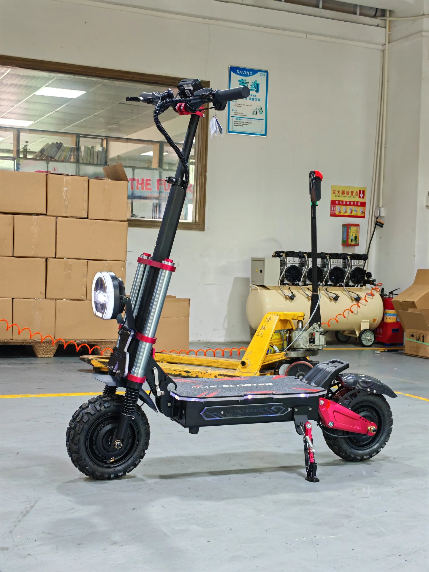 60V18AH to 38AH Battery Safety App Control Electric Scooter