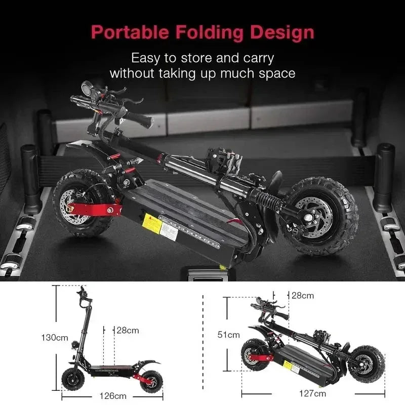 95km/h Oil Brake 11 Inch Electric Scooter