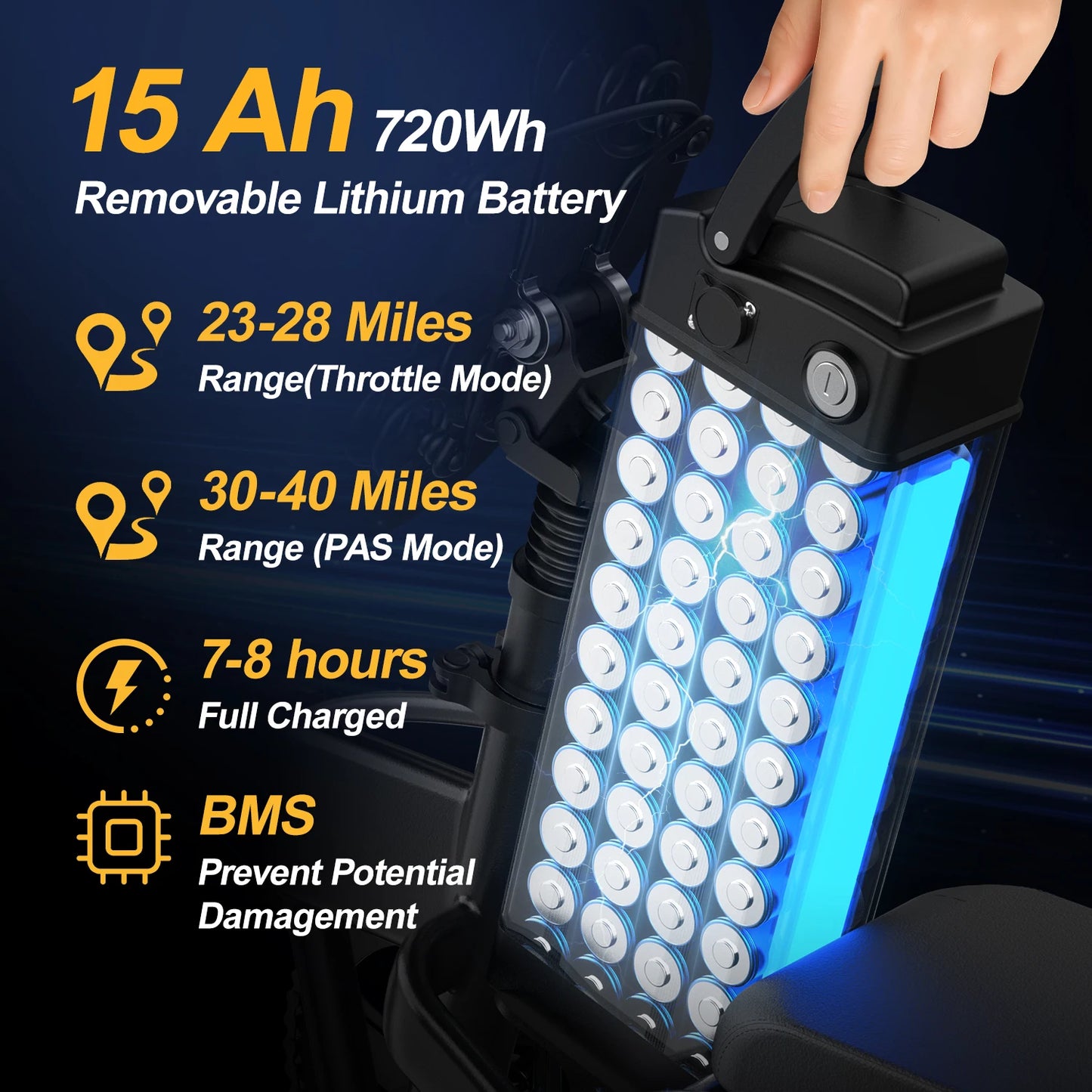 500W Peak Motor Electric Bike