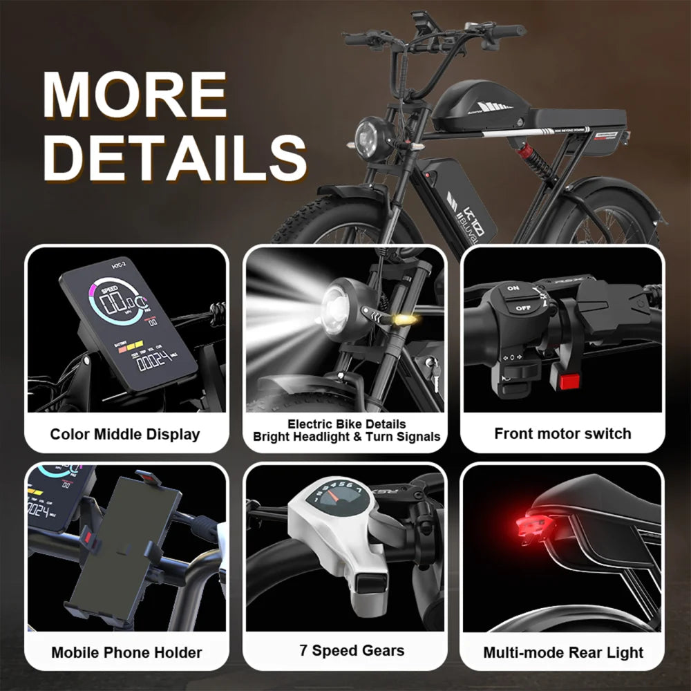 52V Dual Motors Electric Bike