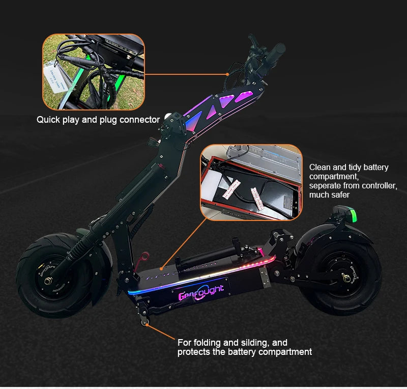 LIVIAE NFC Card Start Dual Motor Electric Scooter