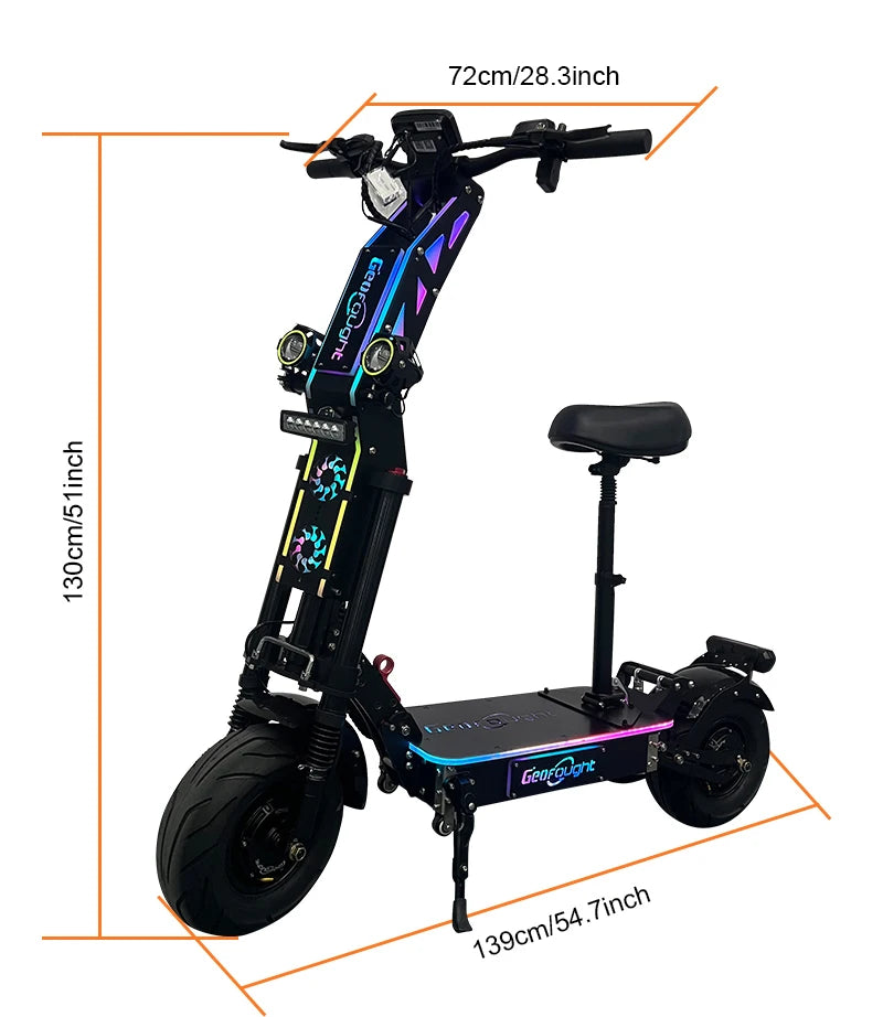LIVIAE NFC Card Start Dual Motor Electric Scooter