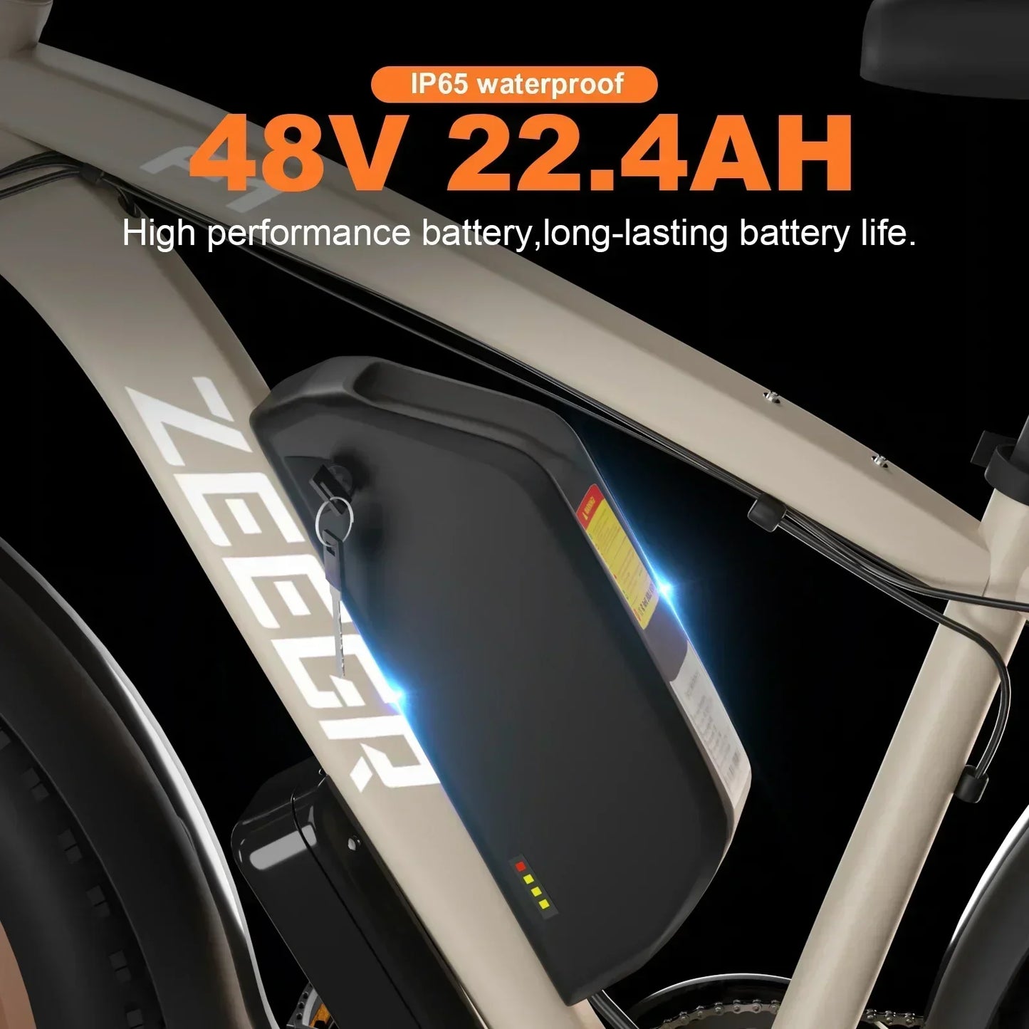 F1 2000W Dual-Motor Fat Tire Electric Bike – 48V 22Ah, 26" Tires, Hydraulic Brakes, Adult Snow/Beach/Mountain E-Bike