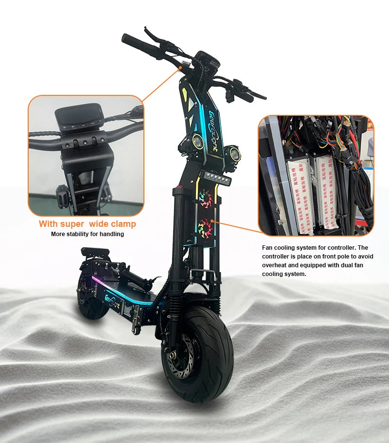 LIVIAE NFC Card Start Dual Motor Electric Scooter