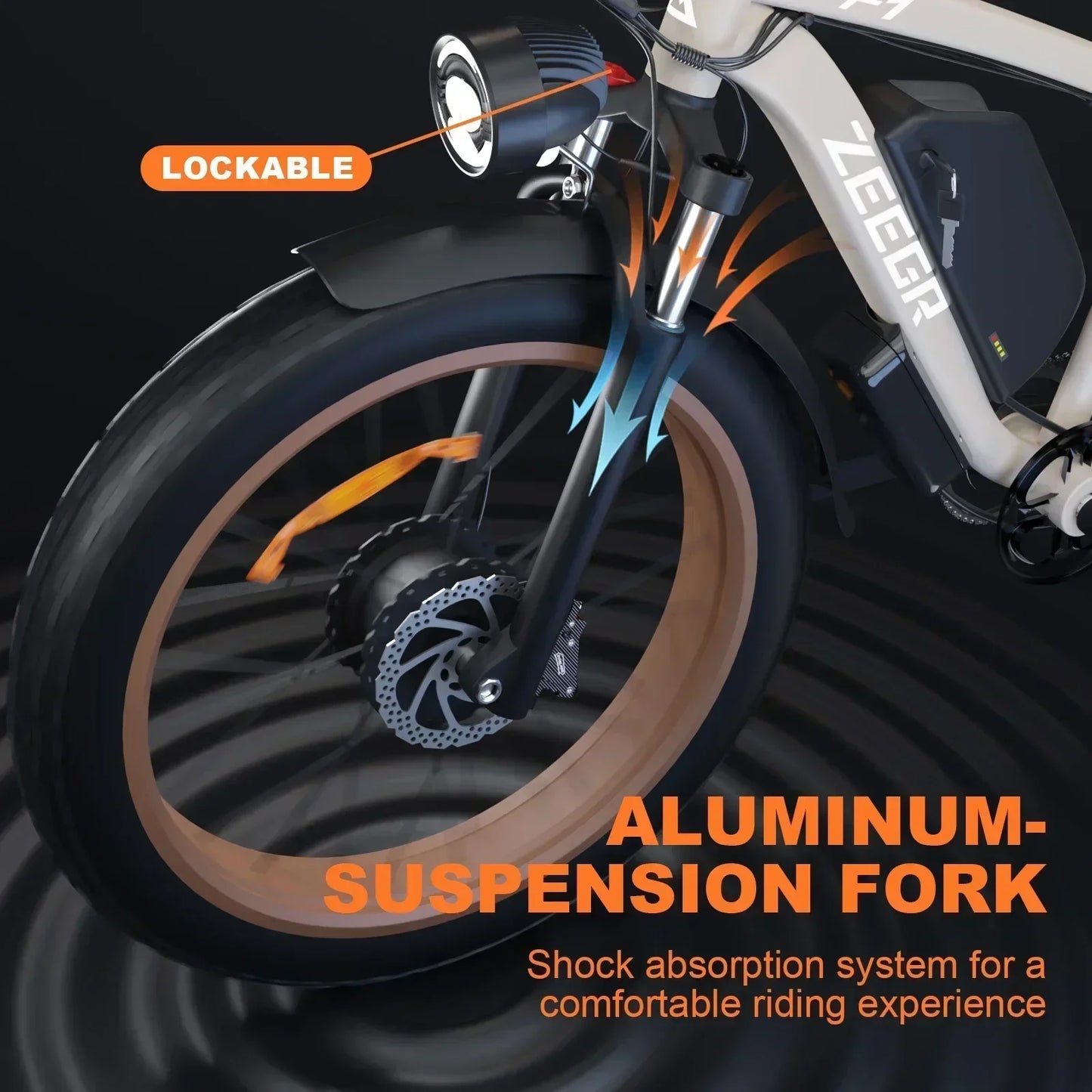 F1 2000W Dual-Motor Fat Tire Electric Bike – 48V 22Ah, 26" Tires, Hydraulic Brakes, Adult Snow/Beach/Mountain E-Bike