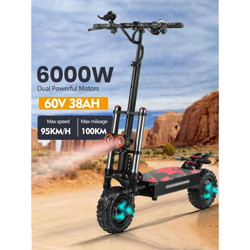 95km/h Oil Brake 11 Inch Electric Scooter