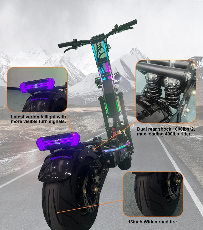 LIVIAE NFC Card Start Dual Motor Electric Scooter