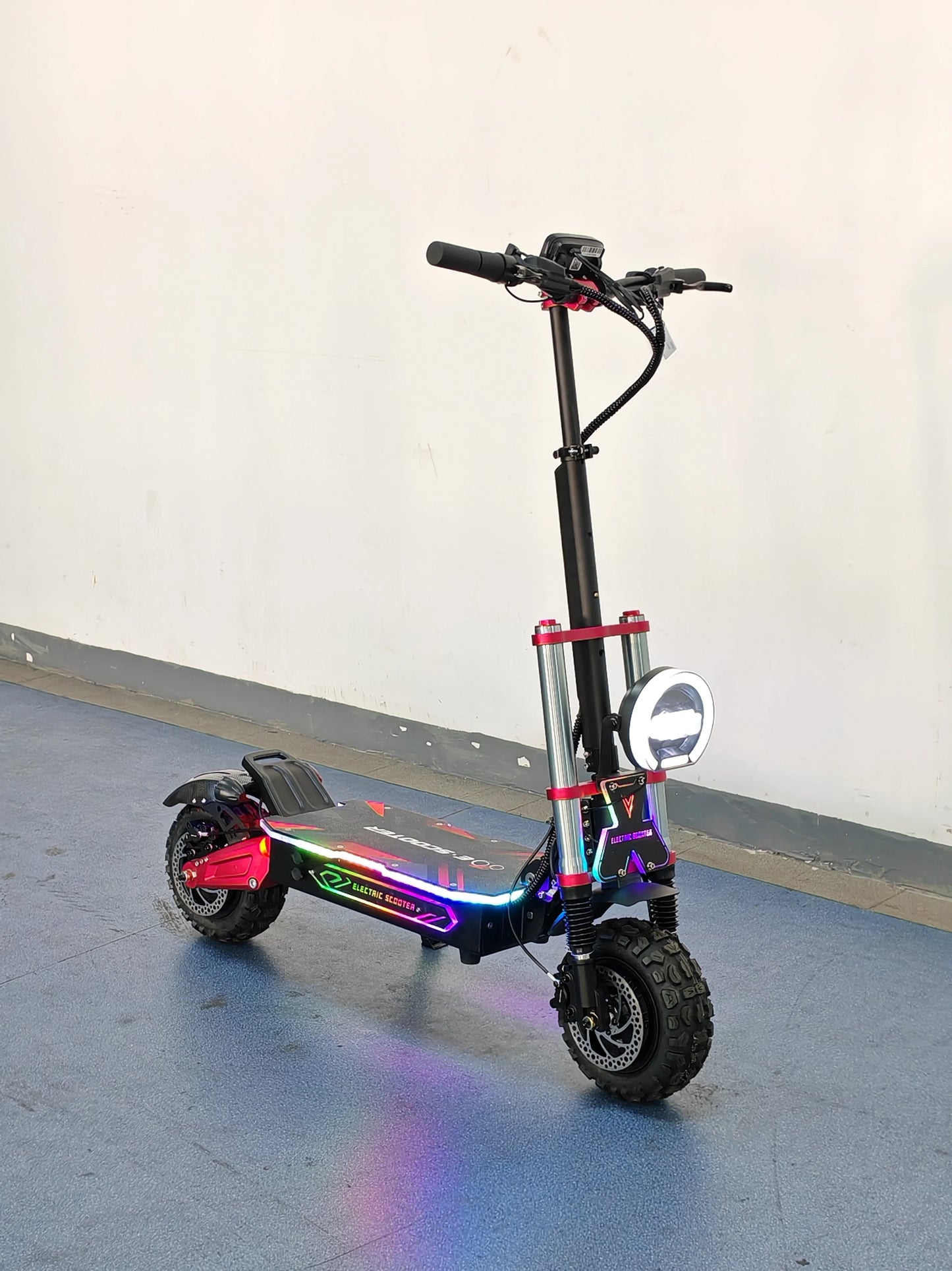 60V18AH to 38AH Battery Safety App Control Electric Scooter