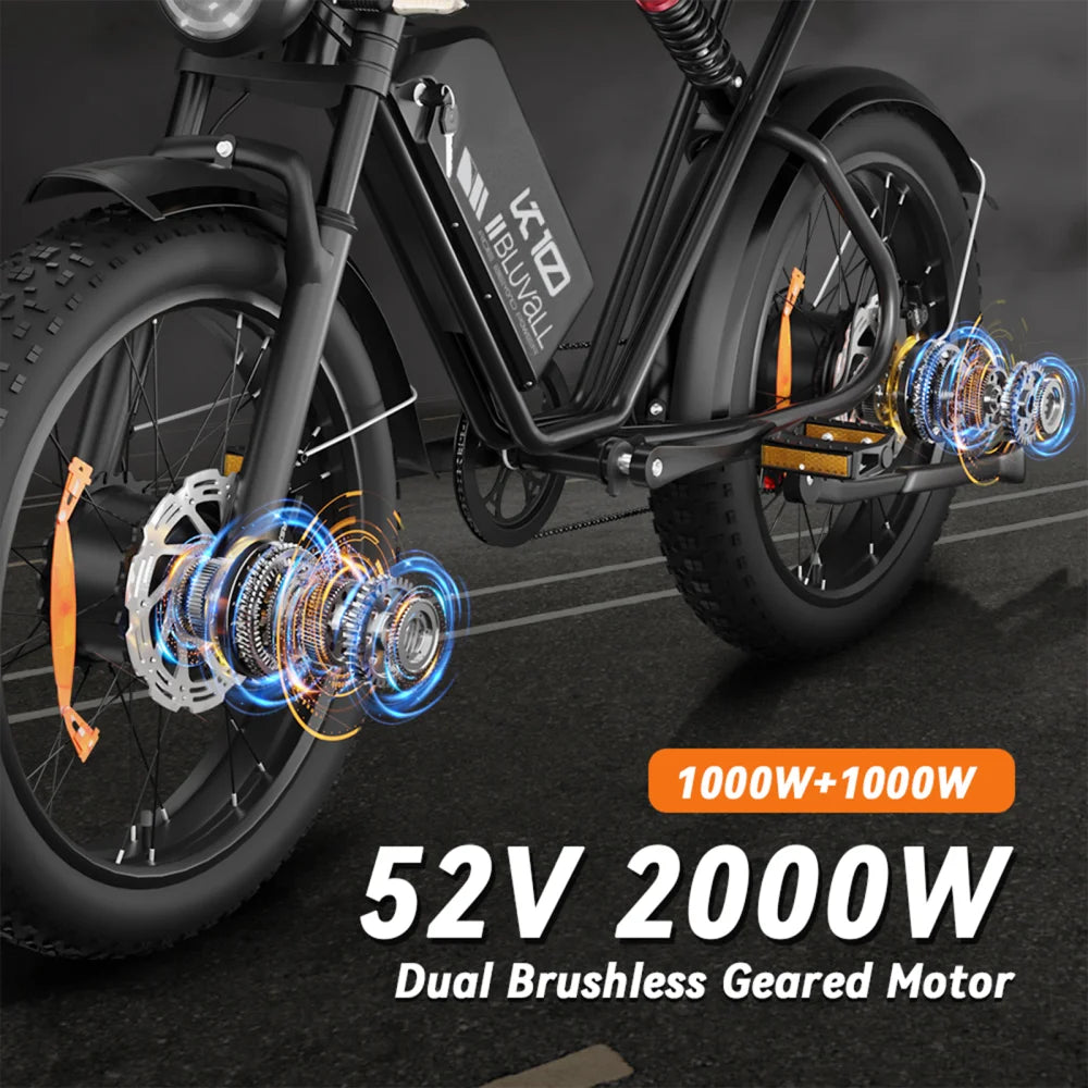 52V Dual Motors Electric Bike