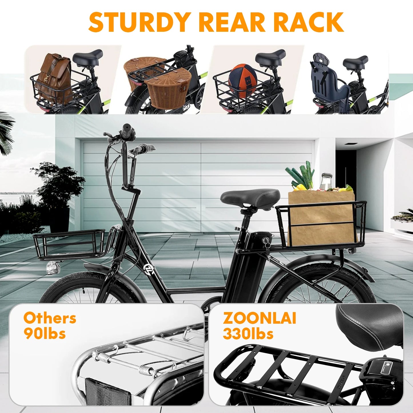 750W Motor 7-speed Adjustable Electric Bike
